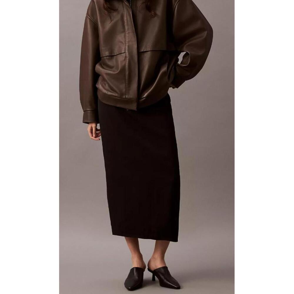 Calvin Klein Black Lined Suit Skirt - Size 6